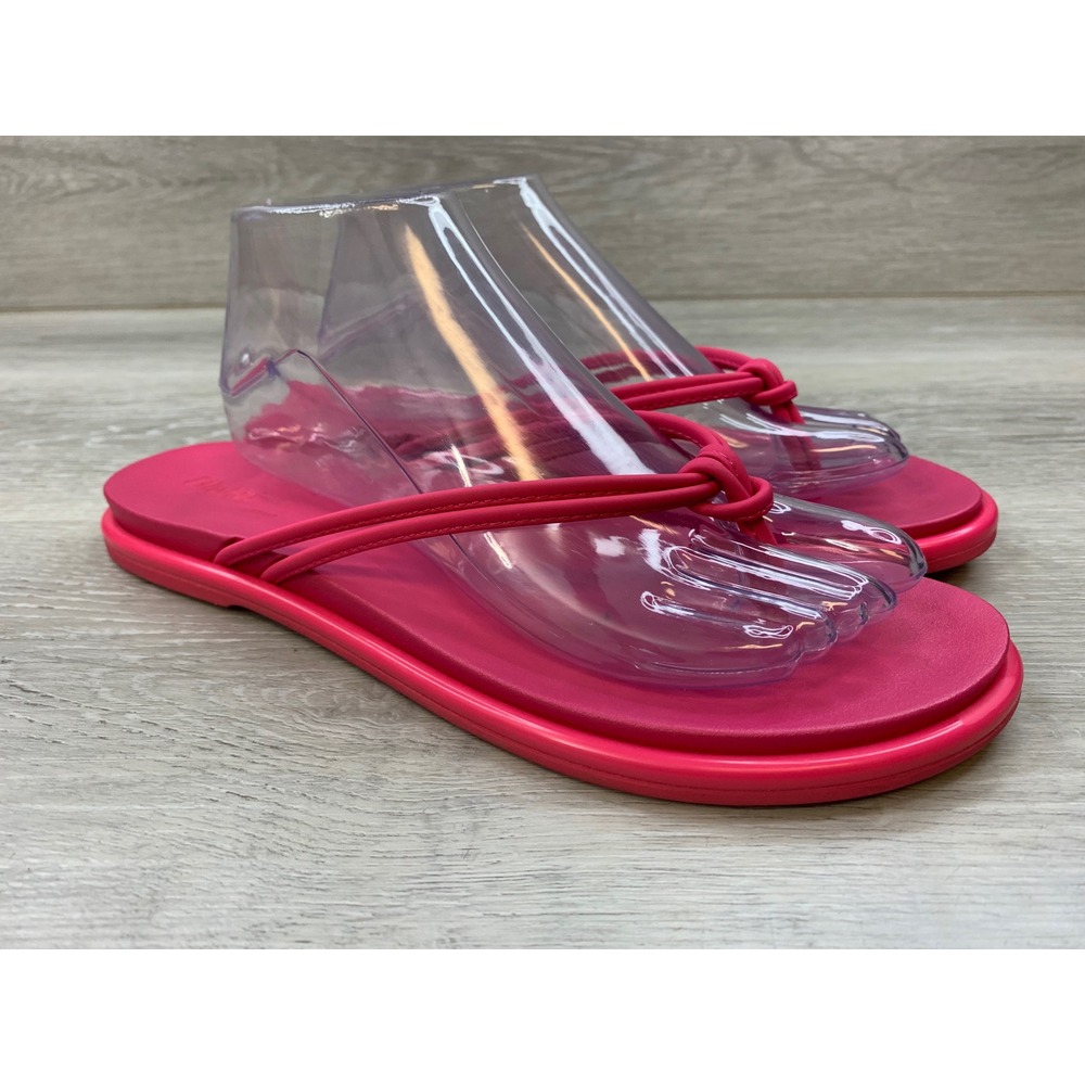 OluKai Ho'opio Pink Synthetic Strappy Flip Flop Sandals Women's Size 11 Shoes
